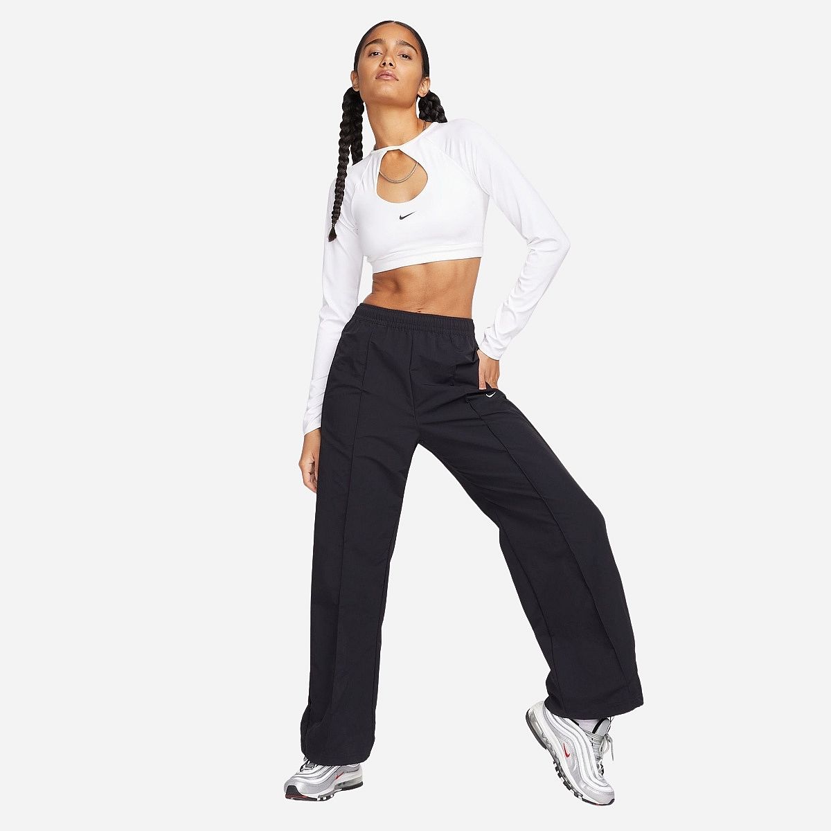 AN325070 Sportswear Woven Mid-Rise Joggingbroek Dames