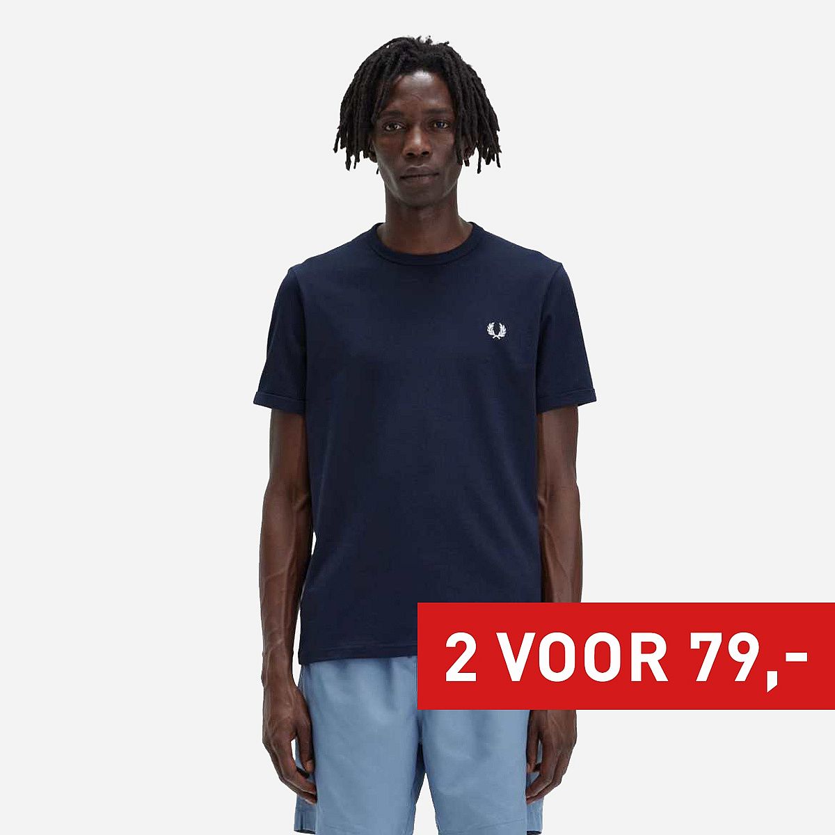 AN282337 Ringer T-Shirt Heren