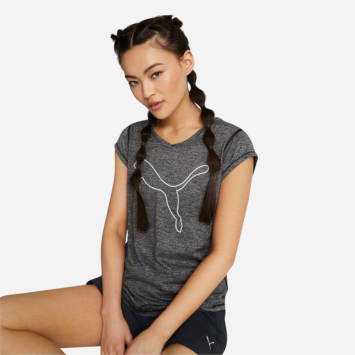 AN287861 Train Fav Heather Cat Tee