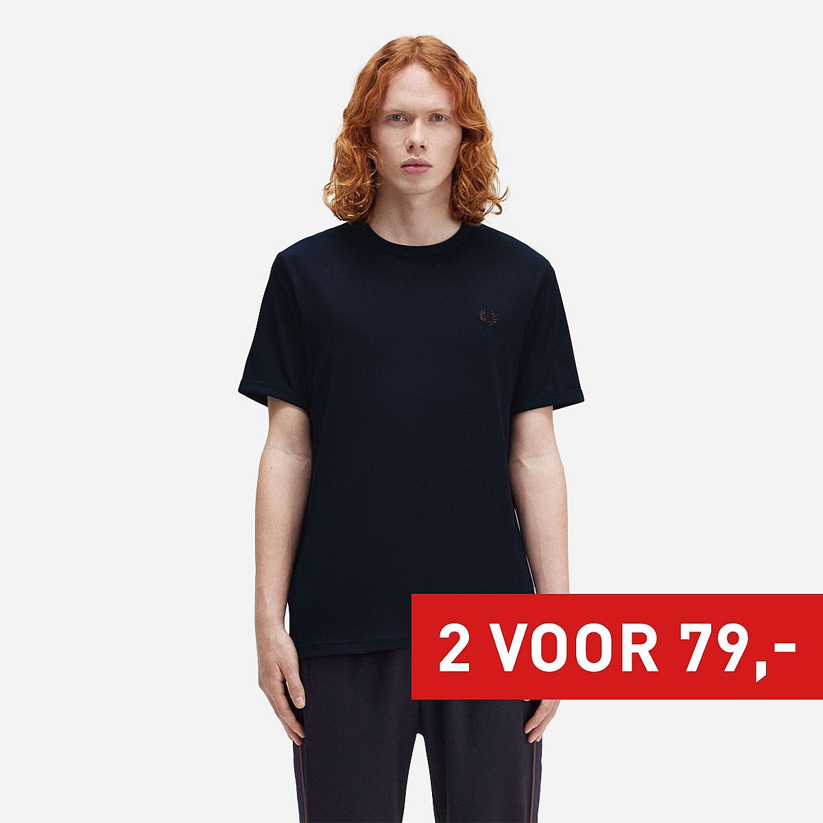AN320771 Ringer T-Shirt Heren