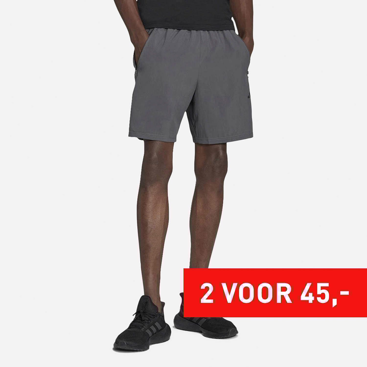 AN312196 Train Essentials Woven Training Short Heren