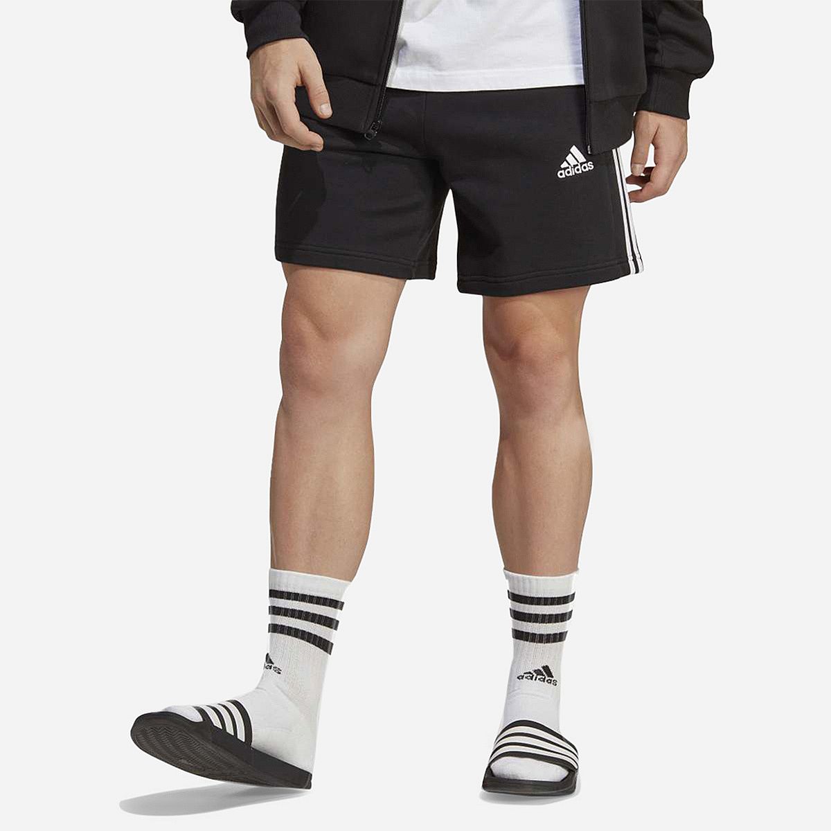 AN293097 Essentials French Terry 3-Stripes Short Heren