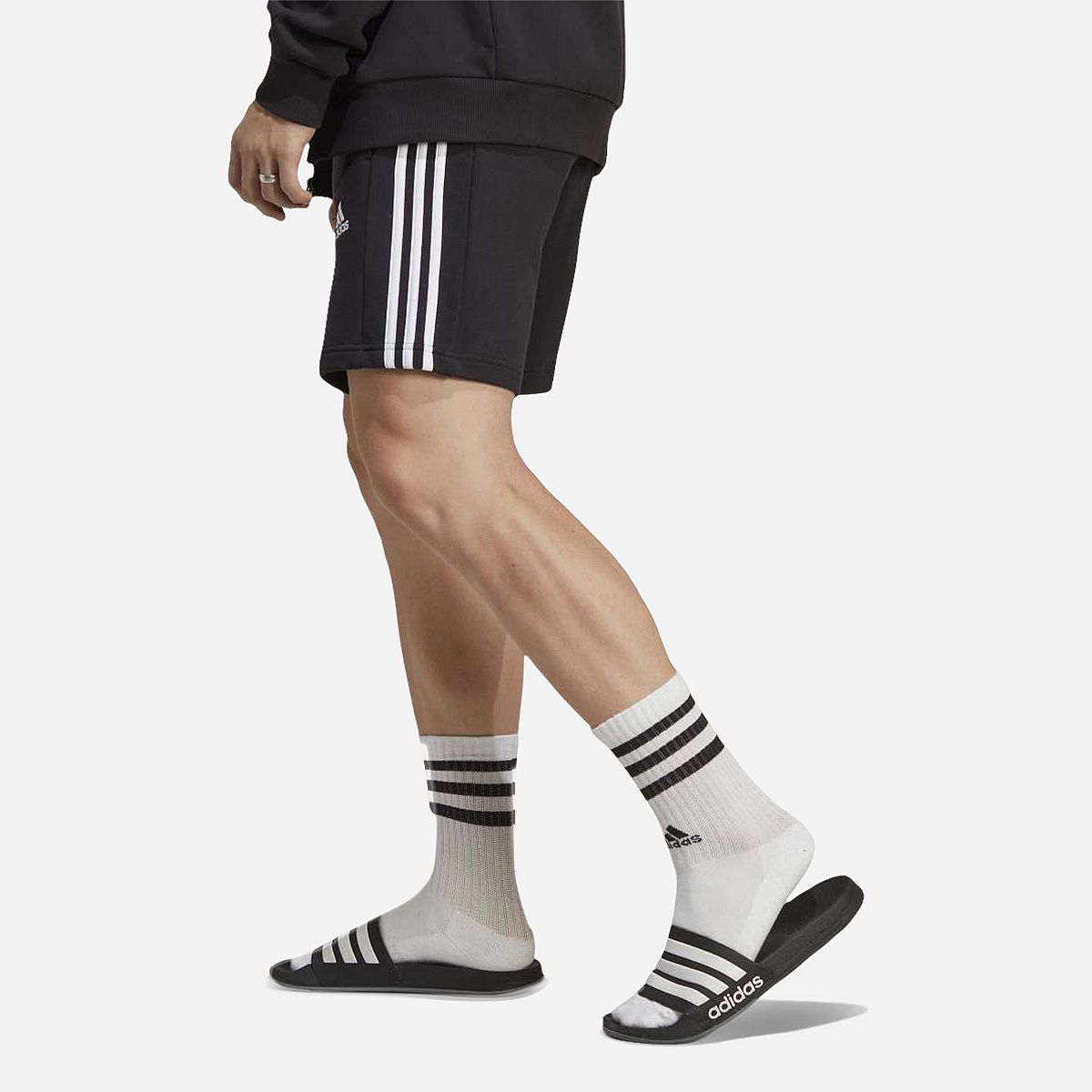 AN293097 Essentials French Terry 3-Stripes Short Heren