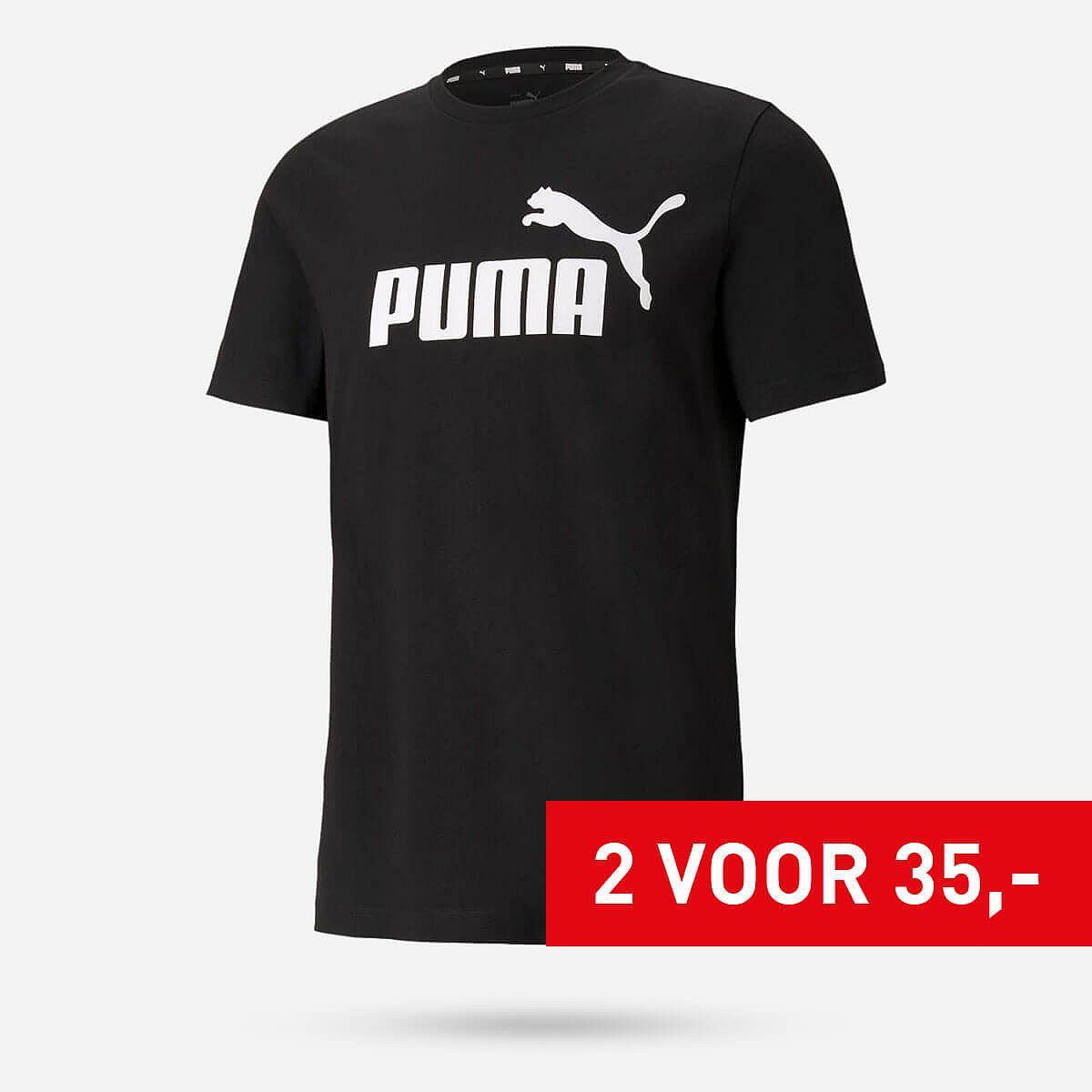 PUMA Essentials logo T-shirt Heren