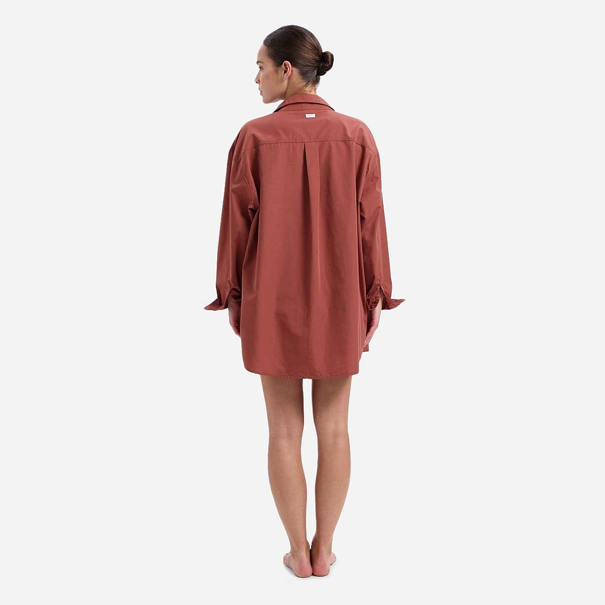 AN312095 Chocolate Shine Blouse - Oversized fit