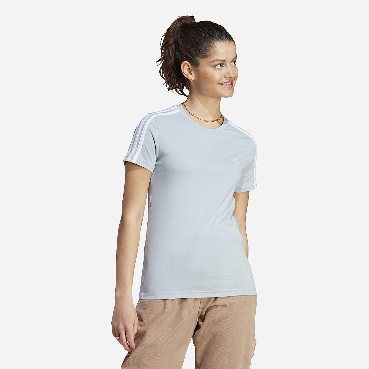 AN311210 Essentials Slim 3-Stripes T-shirt Dames