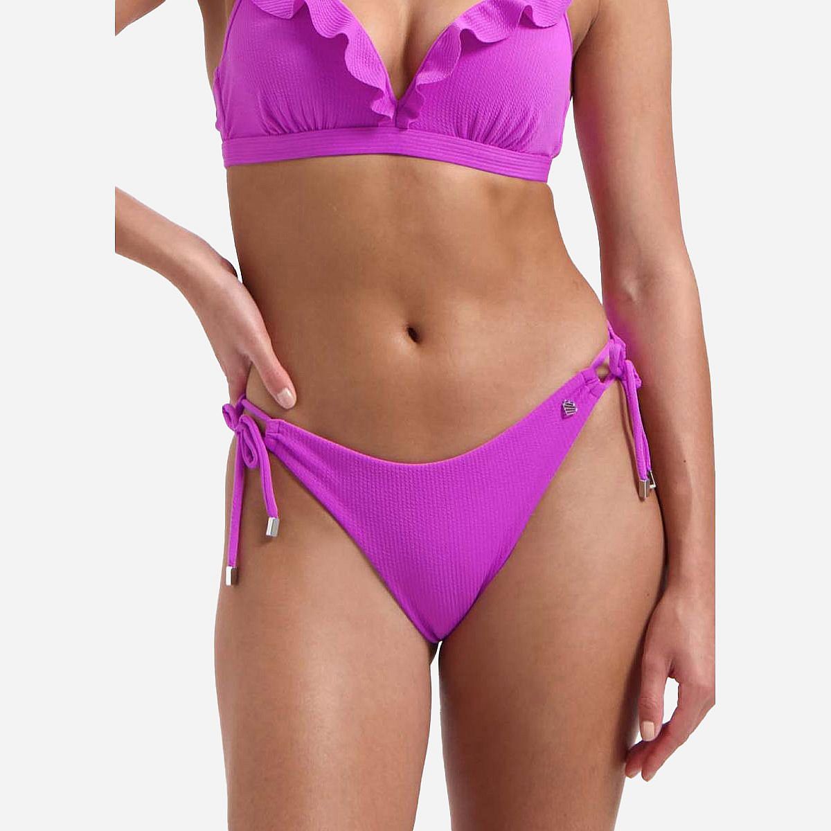 AN312068 Purple Flash Strik Bikinibroekje