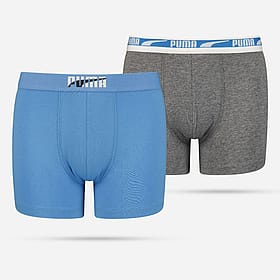 Puma Bodywear Boxershorts met Logo voor Jongens, set van 2 stuks