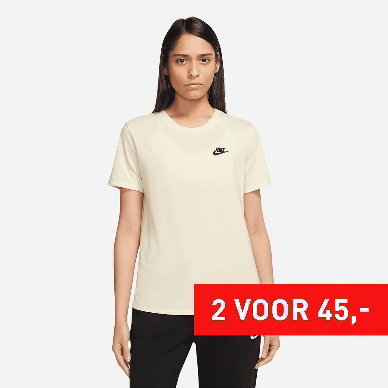 Nike t shirt dames shop