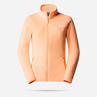 The North Face 100 Glacier Fleece met volledige rits Dames