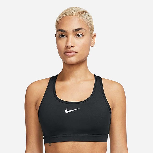 Nike Dri-fit Swoosh Medium-support Sport-BH Dames 