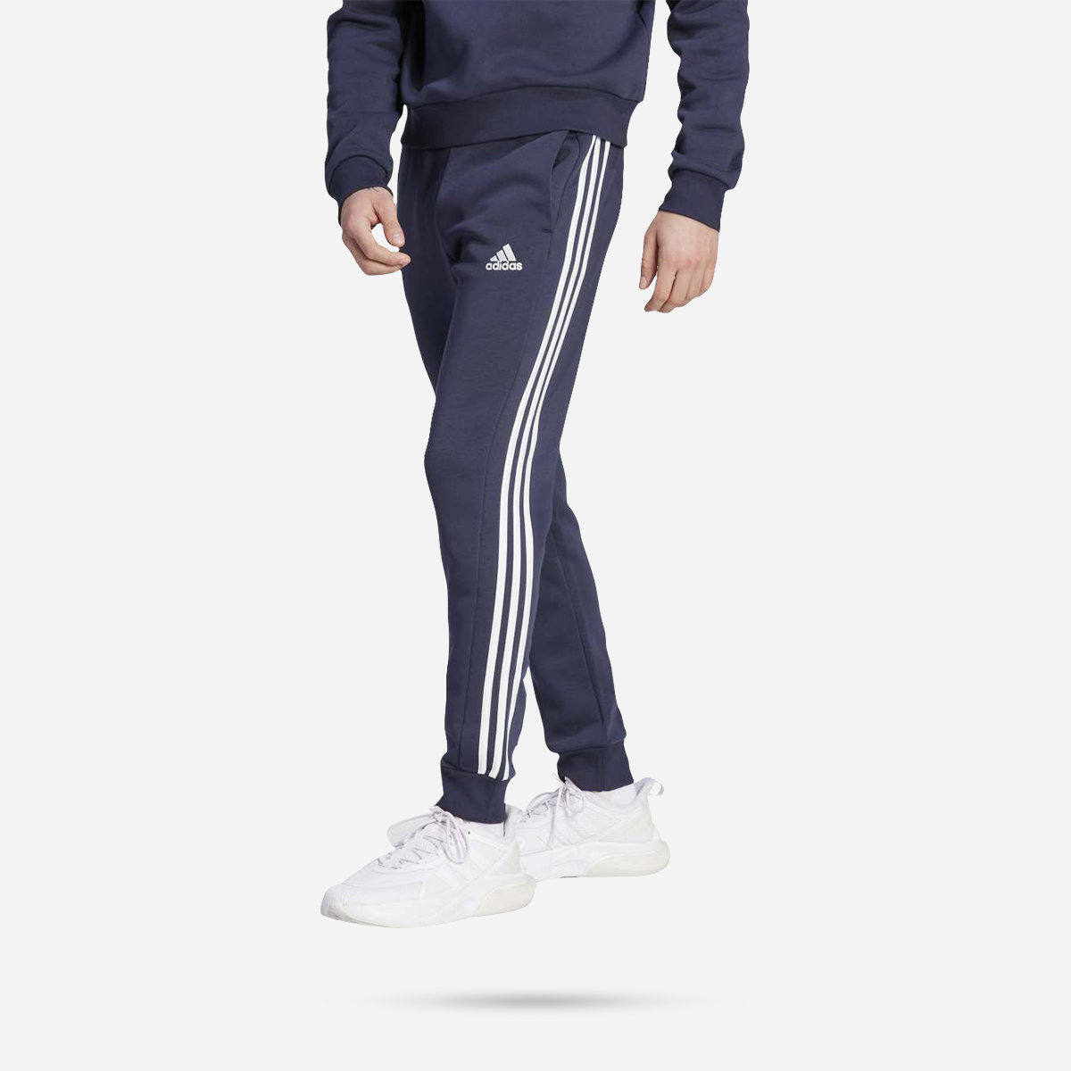 AN301418 Essentials Fleece 3-Stripes Tapered Cuff Broek