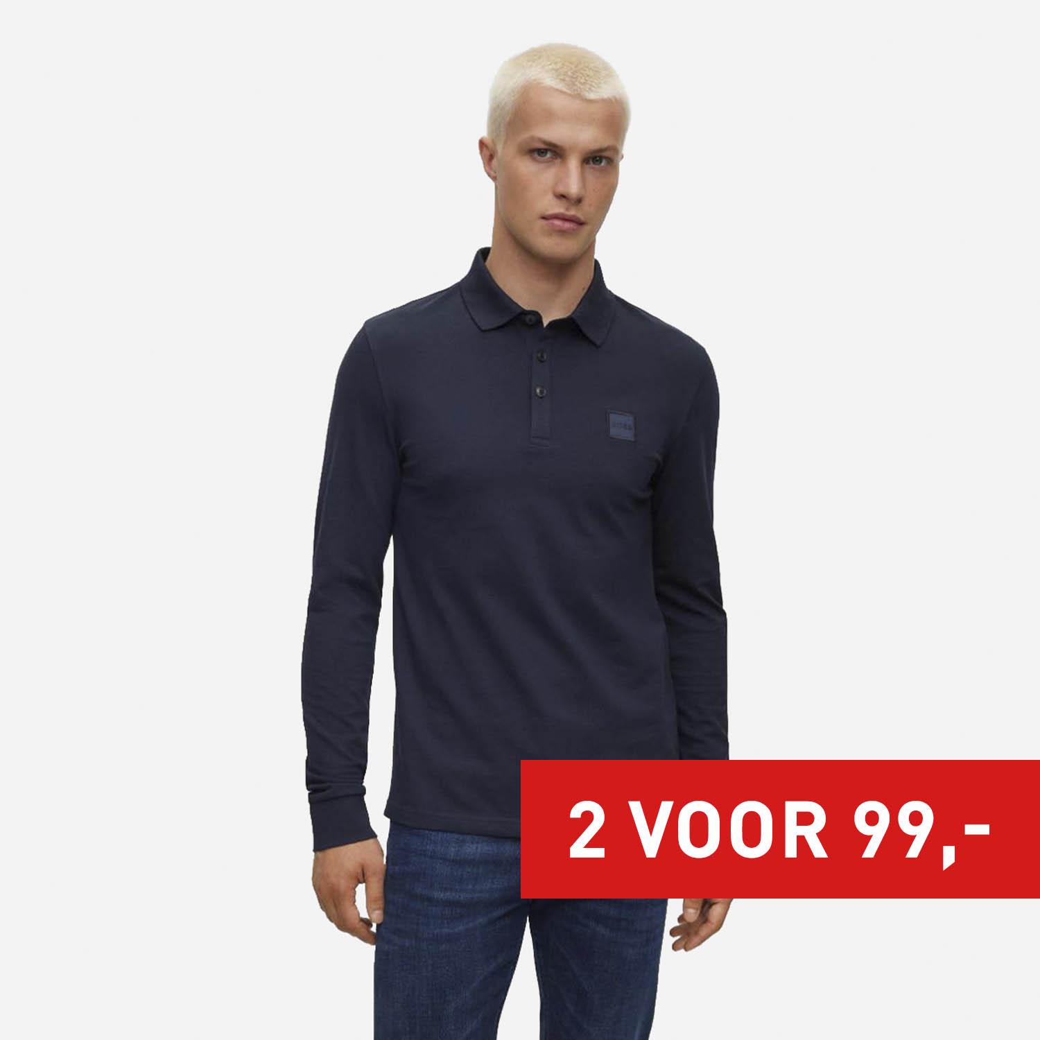AN304765 Passerby Slim Fit Polo Lange mouw