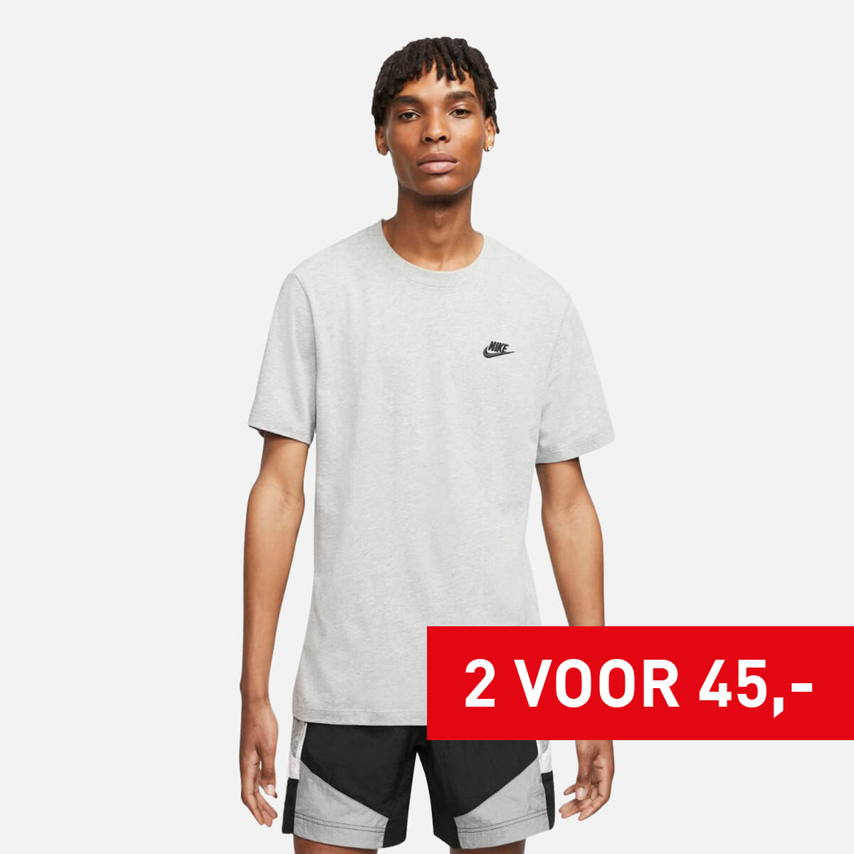 Grijs sales nike shirt