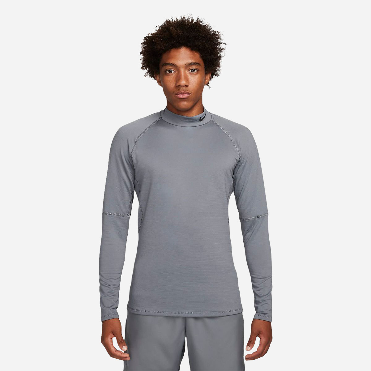 Nike Pro Heren Long sleeve Mock neck S 356749