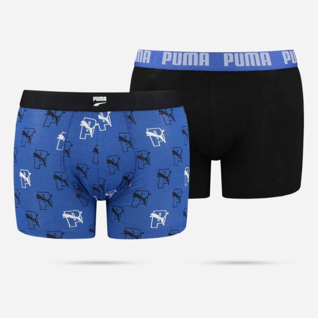 Puma Bodywear Heren Cat Aop Boxer 2p XL 280498